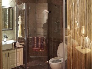古典豪华欧式风格别墅卫生间设计装修图