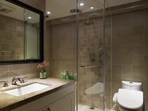 小卫生间浴室装修效果图 智能马桶图片