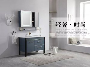 申旺卫浴图片 智能轻奢浴室柜产品展示