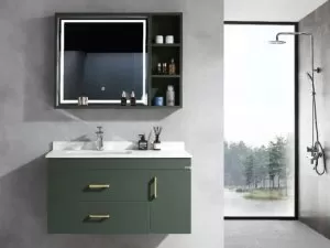 苏泊尔卫浴效果图 不锈钢浴室柜产品图片