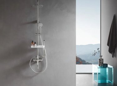 佳德衛浴巴伯森四功能淋浴柱 讓你擁有溫暖的沐浴時光